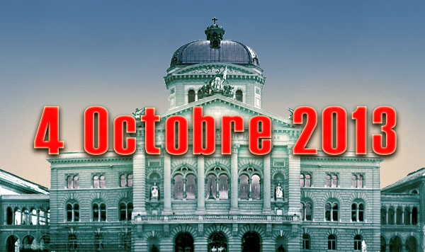 4 octobre au Palais fédéral